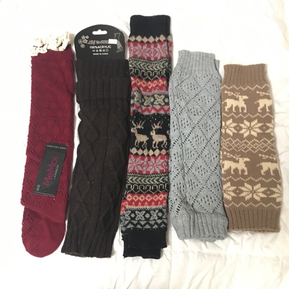 Accessories - Boot Socks/Cuffs NWT • Lot of 5
